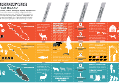 Vancouver Island Predator Infographic